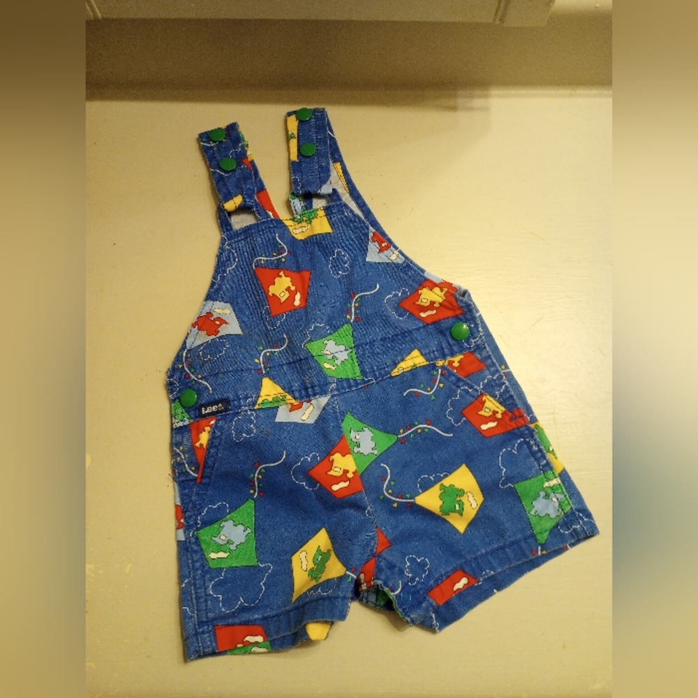 Lee Jeans Vintage 90's Toddler Overalls With Snaps